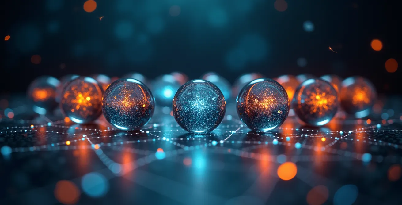 Visual representation of semantic knowledge organization for AI understanding