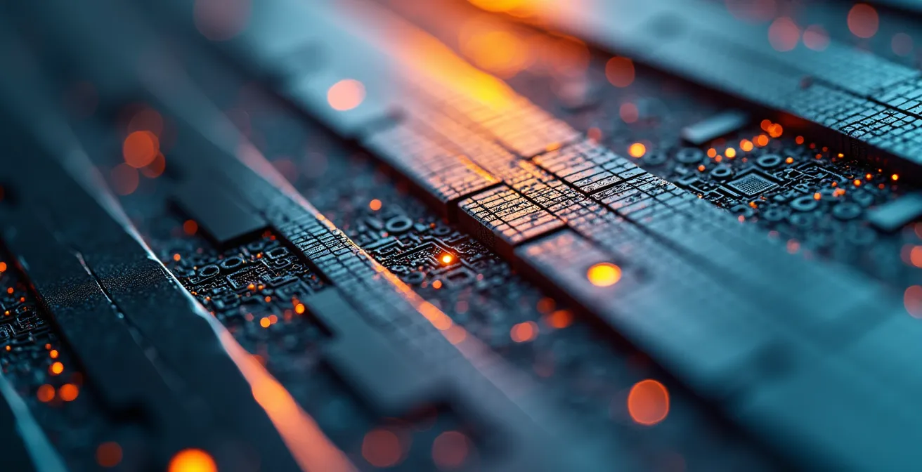 Abstract visualization of sensor data patterns and calibration process